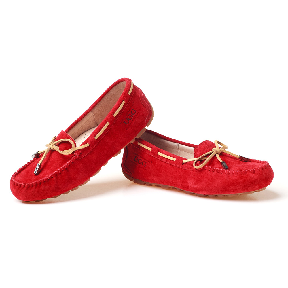 Aven Pig Suede UGG Moccasins 6 OB150II-R