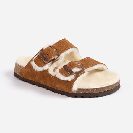 Aussie Cowskin UGG Sandals 7 OB753-C
