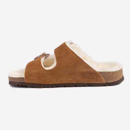 Aussie Cowskin UGG Sandals 9 OB753-C