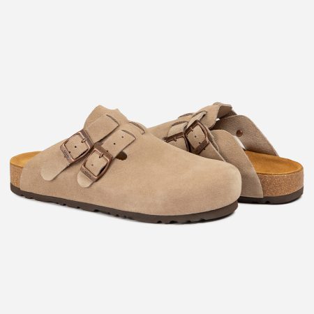 Buckle Cowskin UGG Slippers 13 OB755BS-TAU