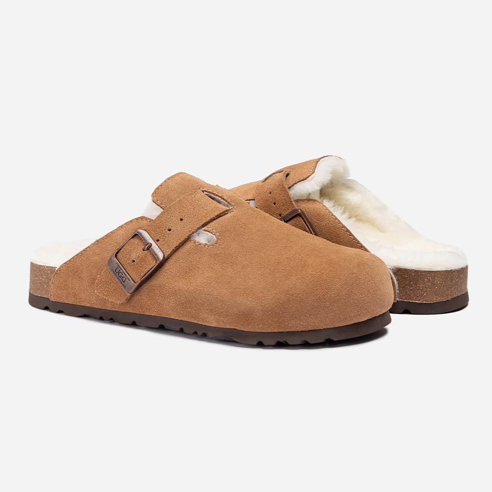 Aussie Cowskin UGG Slides 7 OB755S-T