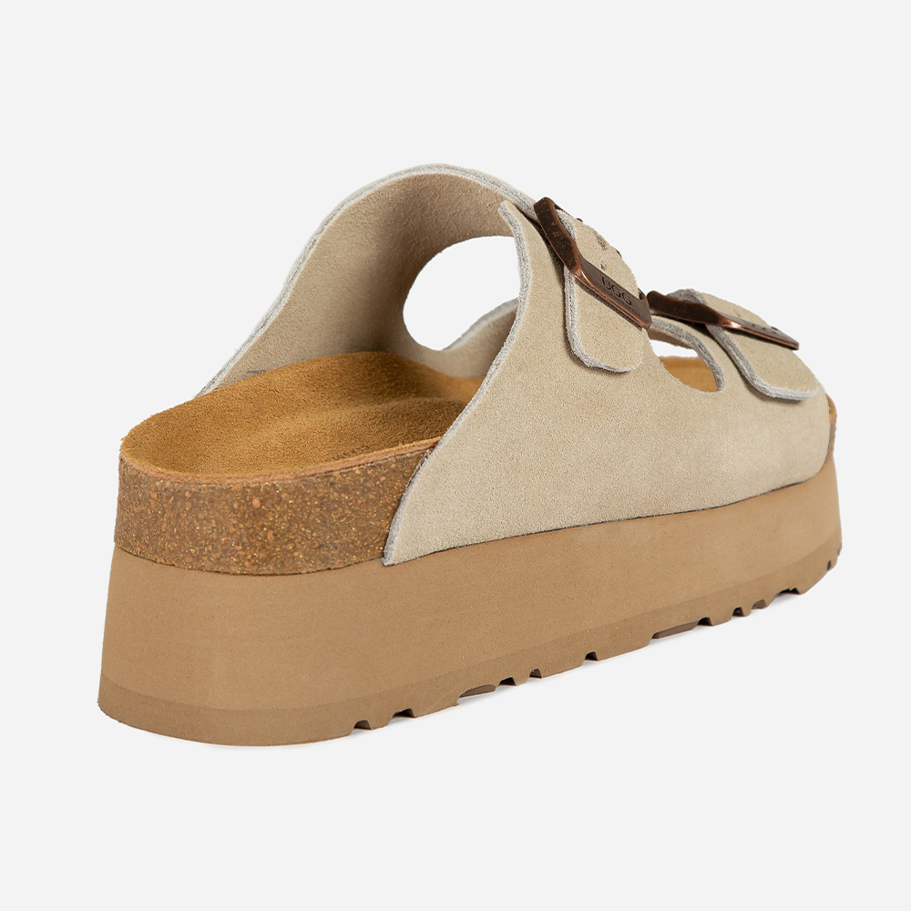 Victoria Platform Cowskin UGG Slippers 4 OB756P-TAU