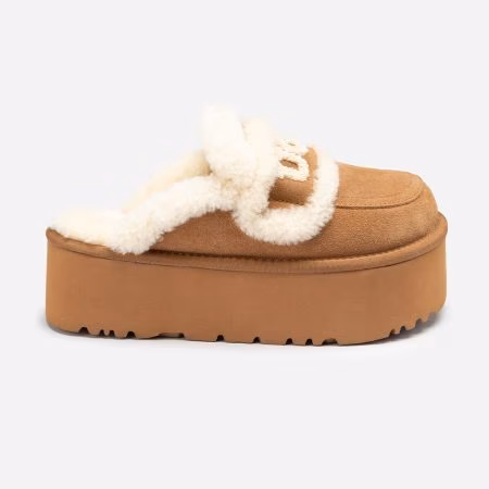 Super Platform Suede UGG Slippers