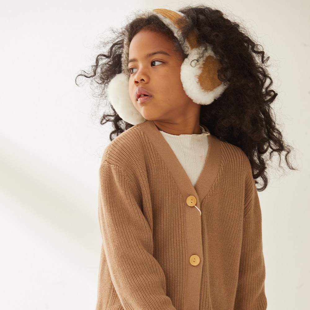Kids Pigskin UGG Earmuffs 1 CS007K-C