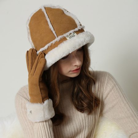 6-Piece Sheepskin UGG Hat 12 CS010-C
