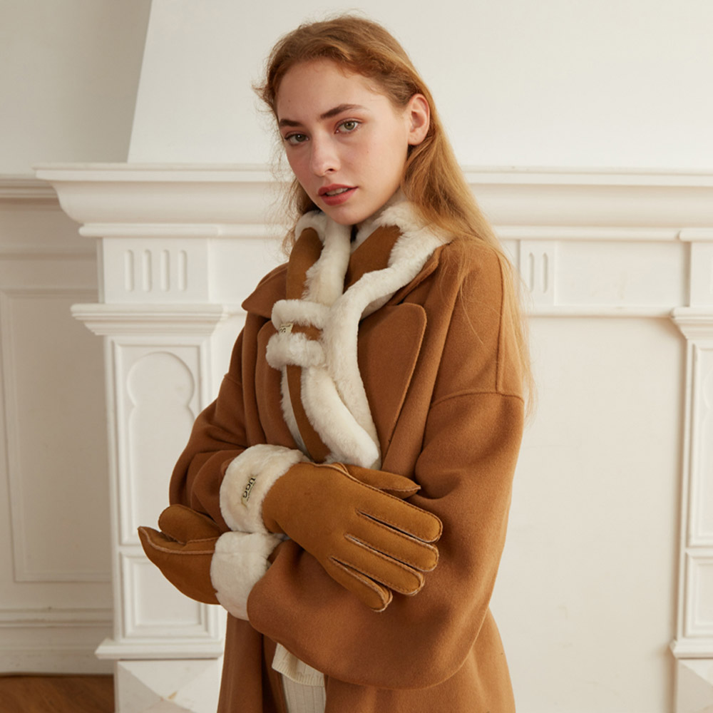 Sheepskin Turn Cuff UGG Gloves 2 CS025-C