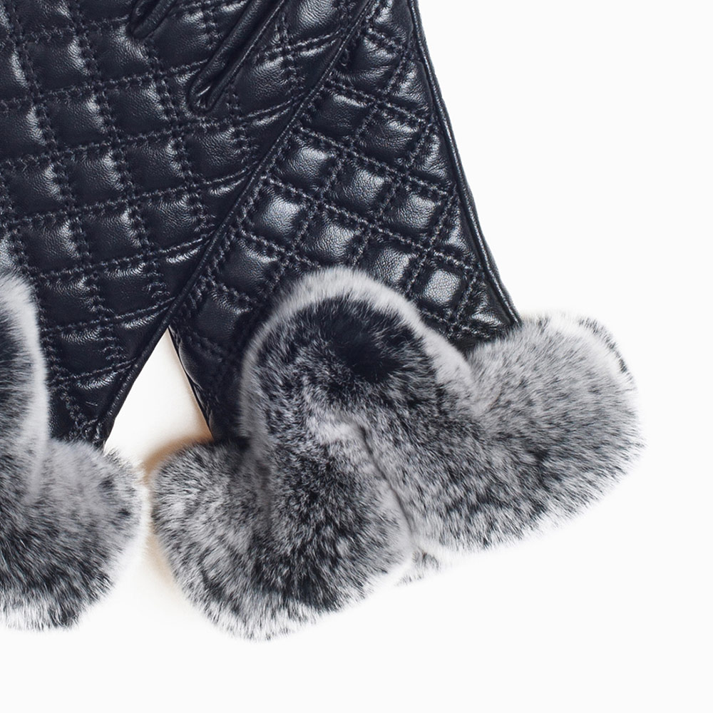 Tiffany Lambskin UGG Gloves 4 CS043-BL