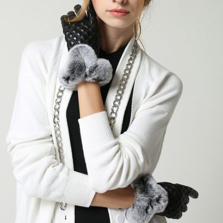Tiffany Lambskin UGG Gloves 17 CS043-BL