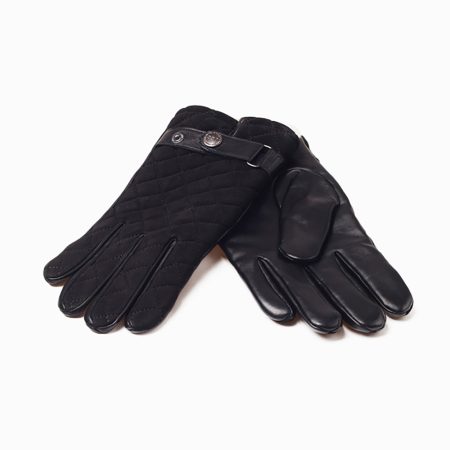 Quilted Lambskin UGG Gloves 15 CS045-BL