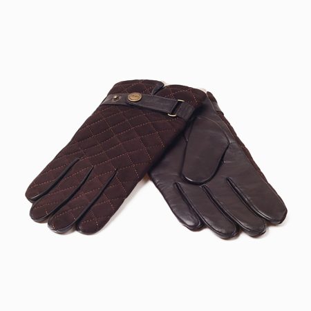 Men’s Quilted Lambskin UGG Gloves 10 CS046-CHO