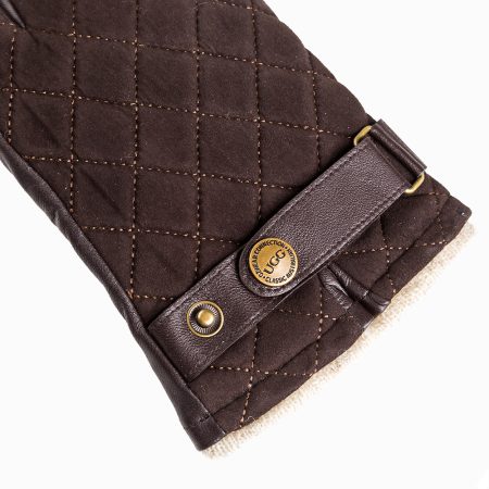 Men’s Quilted Lambskin UGG Gloves 14 CS046-CHO