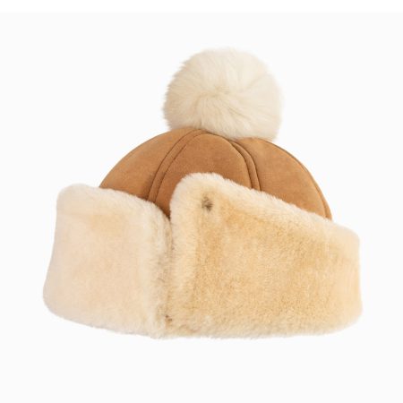 Pom Sheepskin UGG Bucket Hat 10 CS053-C