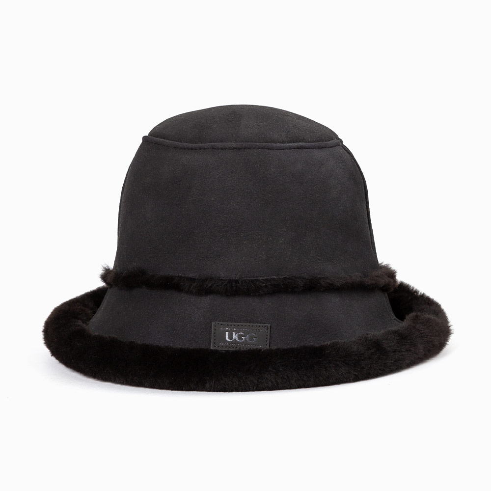 Sheepskin UGG Bucket Hat 1 CS055-BL