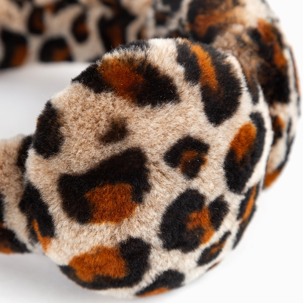 Leopard Sheepskin UGG Earmuffs 5 CS056