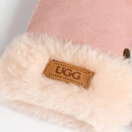 Fingerless Sheepskin UGG Mittens 12 CS066-PIN