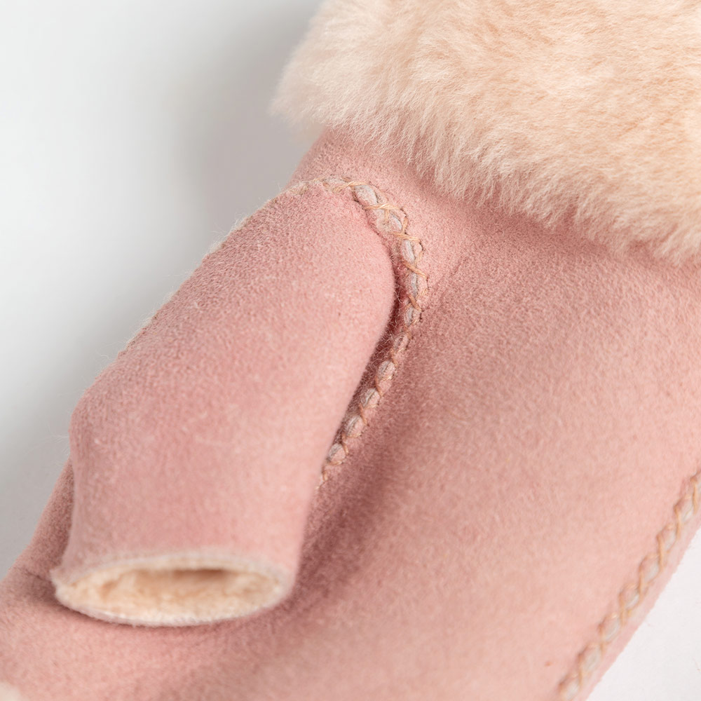 Fingerless Sheepskin UGG Mittens 6 CS066-PIN