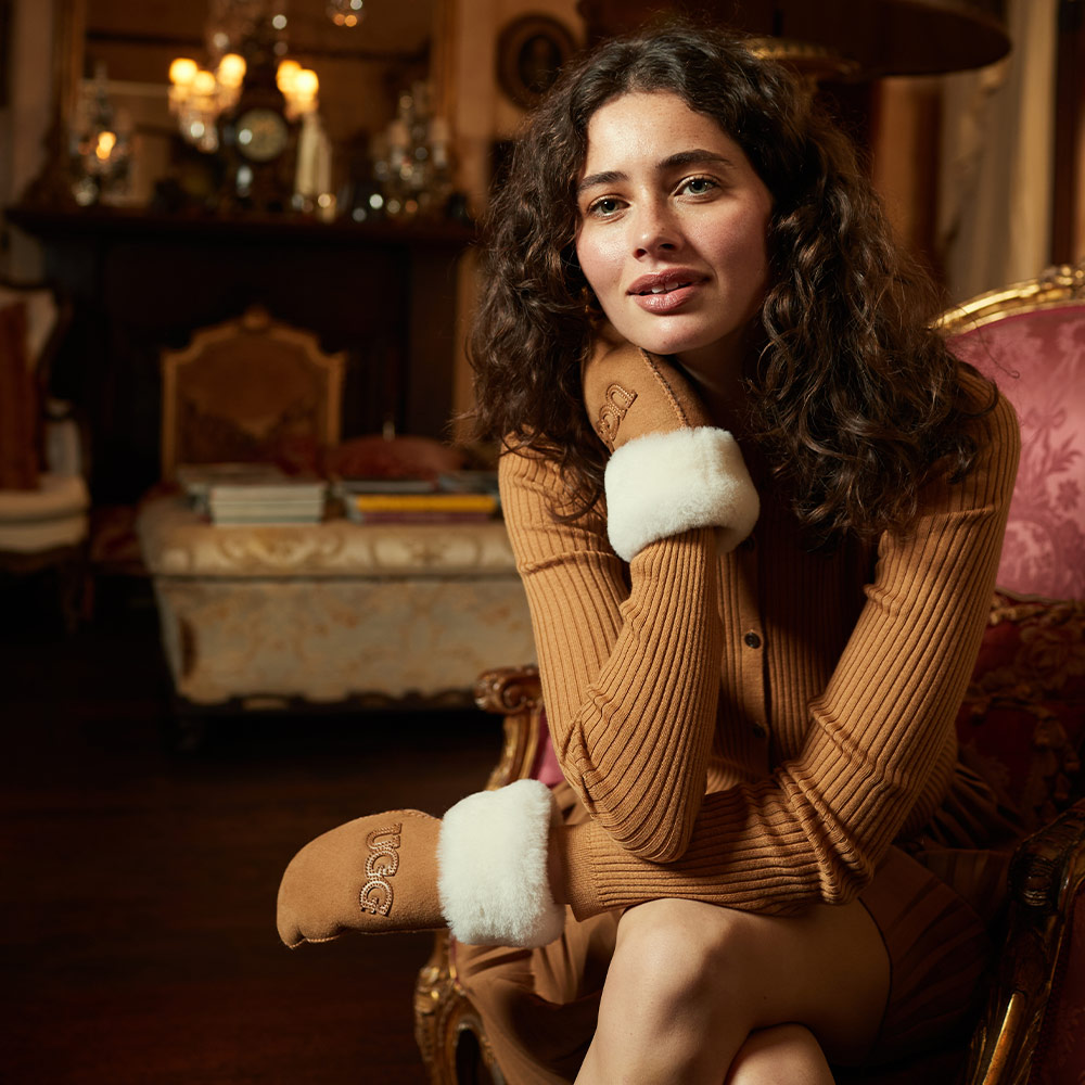 Sheepskin Shearling UGG Mittens 8 CS076-C