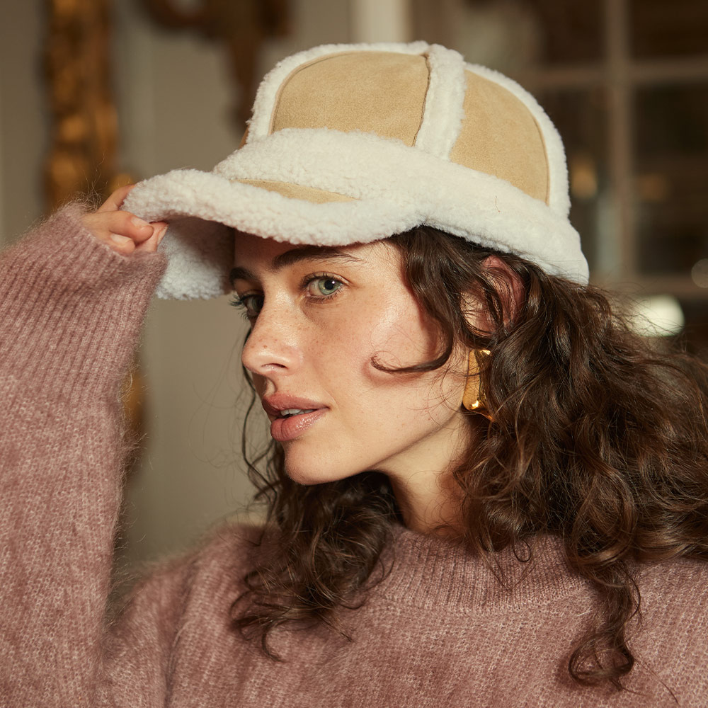 Sheepskin UGG Baseball Cap 5 CS084-S