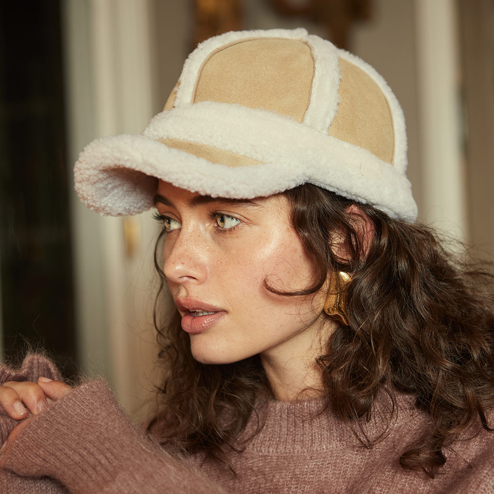 Sheepskin UGG Baseball Cap 6 CS084-S