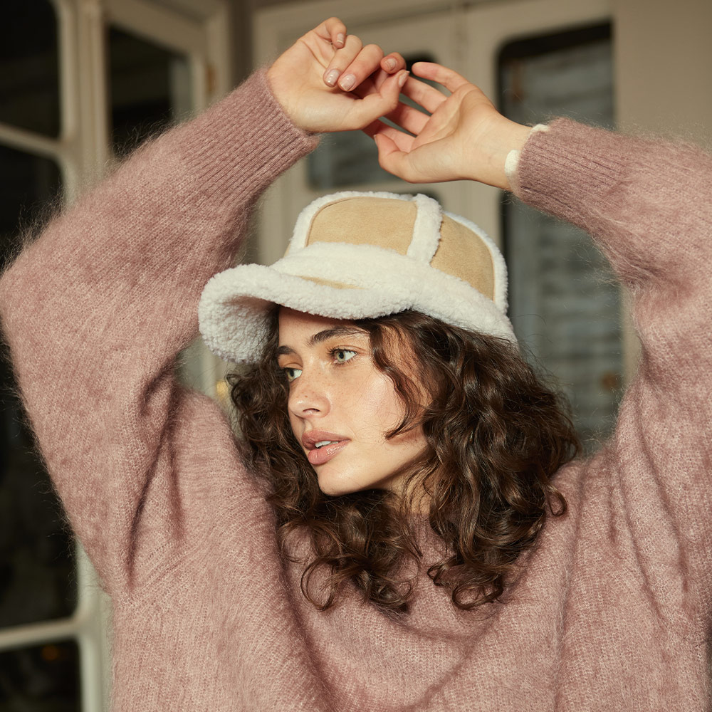 Sheepskin UGG Baseball Cap 7 CS084-S