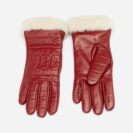 Touch Screen Logo Lambskin UGG Gloves 11 CS089-T