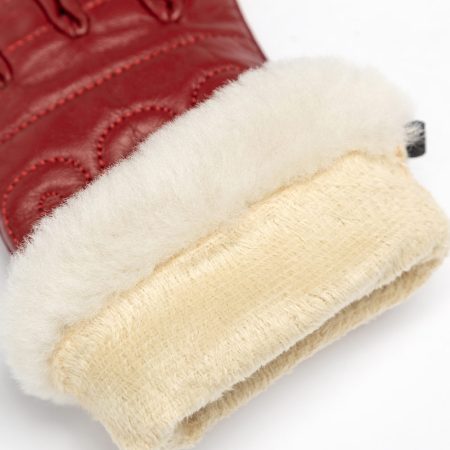 Touch Screen Logo Lambskin UGG Gloves 14 CS089-T