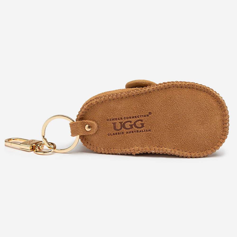 Mary Jane Cow Suede UGG Keychain 4 CS970-C