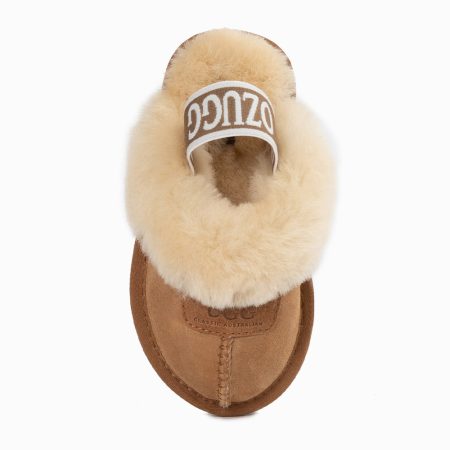 Kids Sheepskin Coquette UGG Slippers 10 OB114K-EB-C