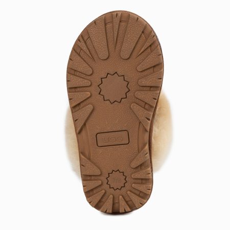 Kids Sheepskin Coquette UGG Slippers 11 OB114K-EB-C