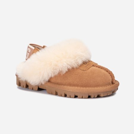 Kids Cowskin Coquette Slippers 11 OB114KCD-C