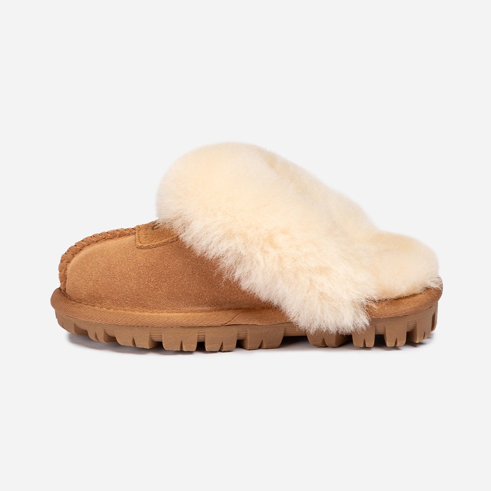 Kids Cowskin Coquette Slippers 6 OB114KCD-C