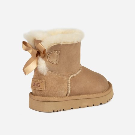 Kids Bow Sheepskin UGG Boots 10 OB409-S