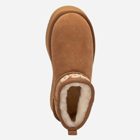 Classic Platform Knit Logo Matelasse Ultra Mini UGG Boots 14 OB658PLM-C