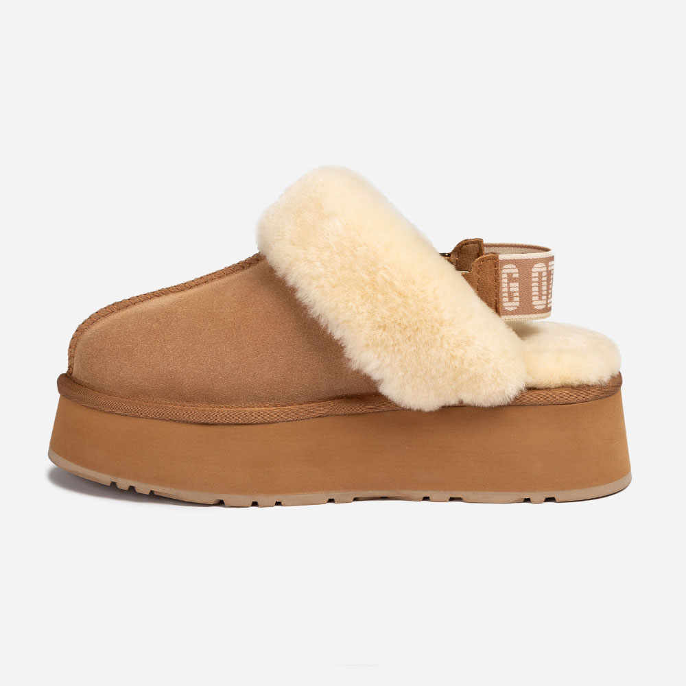 Detachable Logo Strap Platform UGG Slippers 6 OB724PD-C