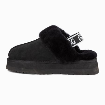 Platform Elastic Backstrap UGG Slippers 11 OB724PEB-BL