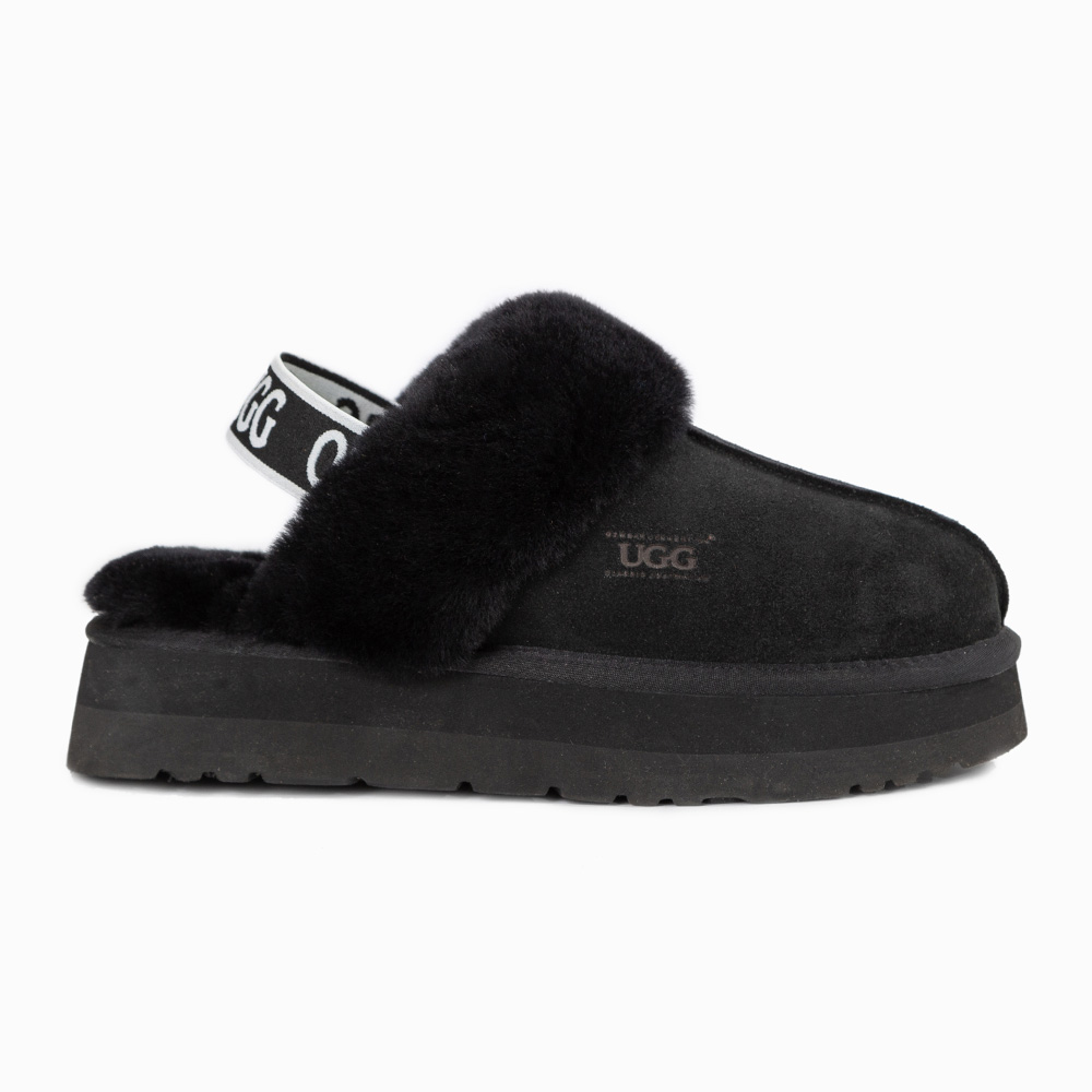 Platform Elastic Backstrap UGG Slippers 1 OB724PEB-BL