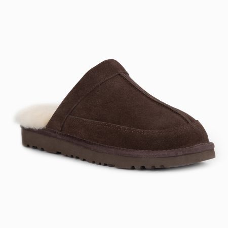 Carter Cow Suede UGG Slippers 9 OB750-CHO