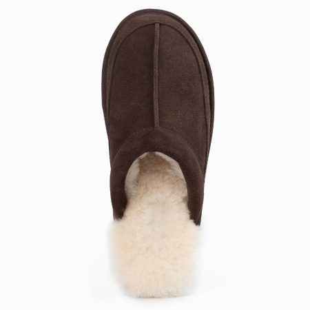 Carter Cow Suede UGG Slippers 12 OB750-CHO