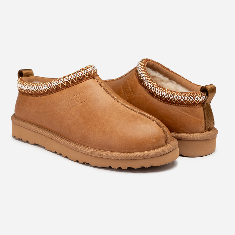 Sydney Oiled Leather UGG Slippers 2 OB780O-C