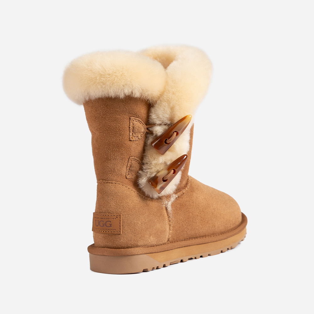 Horns Button UGG Boots 4 OB804-C
