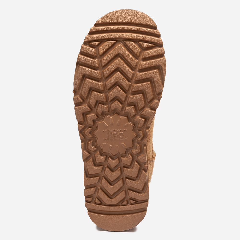Bondi Matelasse Platform Shearling Mini UGG Boots 8 OB915MP-C