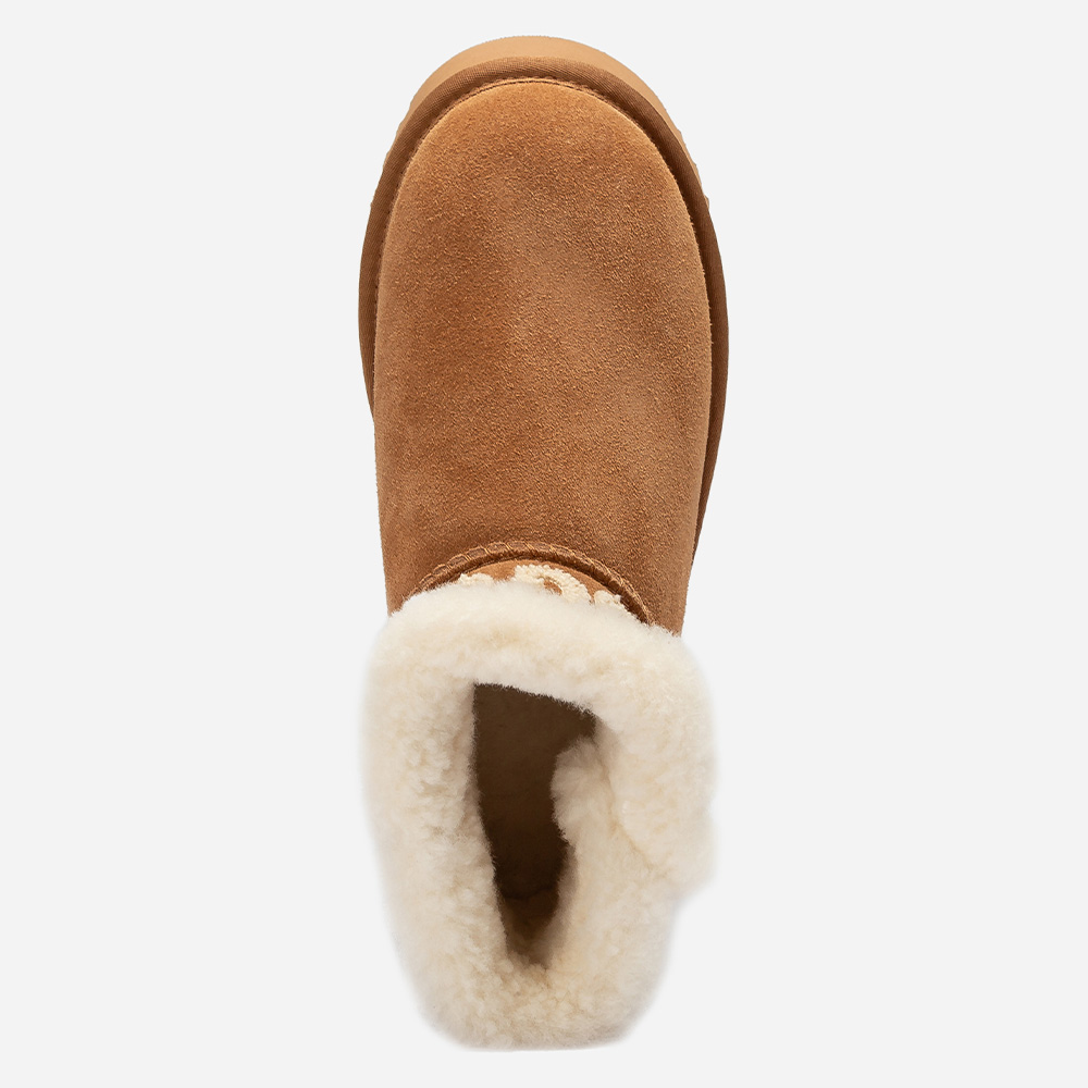Bondi Matelasse Platform Shearling Ultra Mini UGG Boots 8 OB915MUP-C
