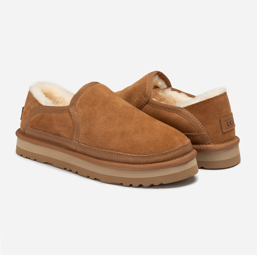 Mel Cow Suede UGG Slippers 3 OB920-C