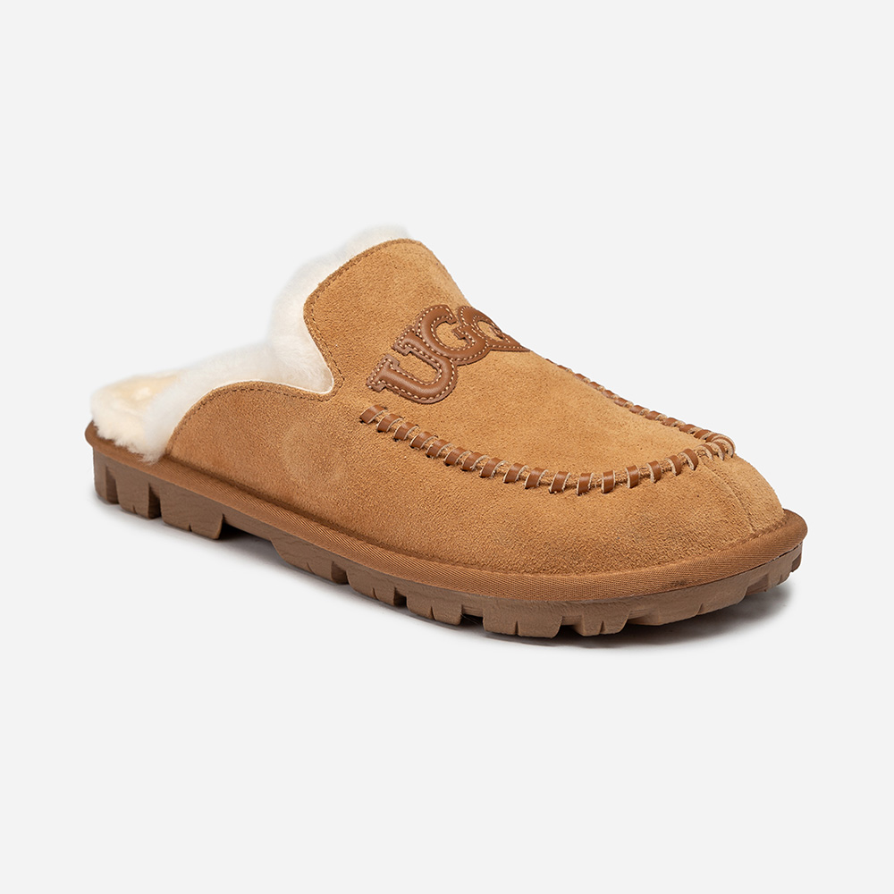 Fremantle Suede Logo UGG Slippers 4 OB936W-C