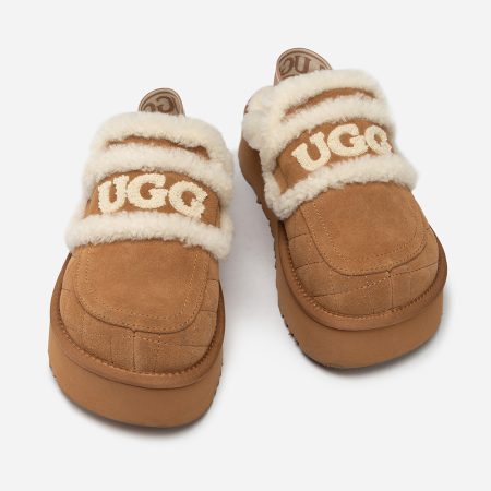 Violet Matelasse Detachable Platform UGG Slippers 12 OB938PMD-C