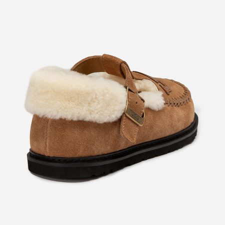 Buckled Shearling Mary Jane UGG Shoes 12 OB941-C