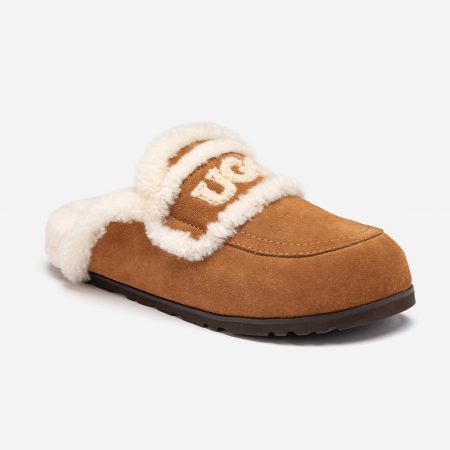 Violet Shearling UGG Mules 11 OB947-C