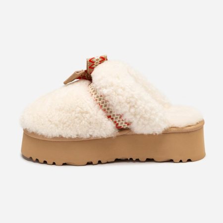 Cemila Shearling Platform UGG Slippers 14 OB955-IVO