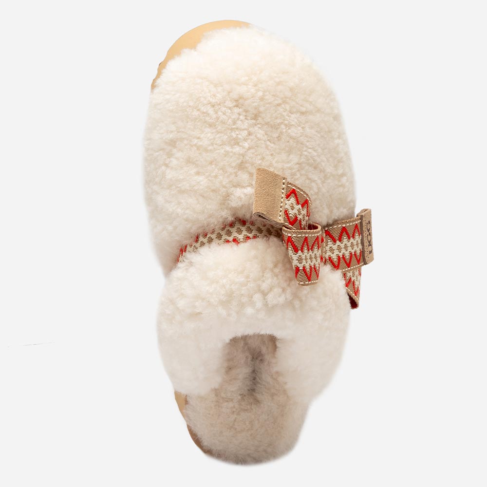 Cemila Shearling Platform UGG Slippers 8 OB955-IVO
