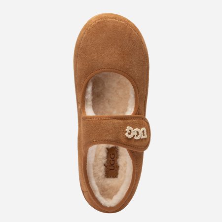 Embossed Logo Mary Jane UGG Shoes 15 OB970-C